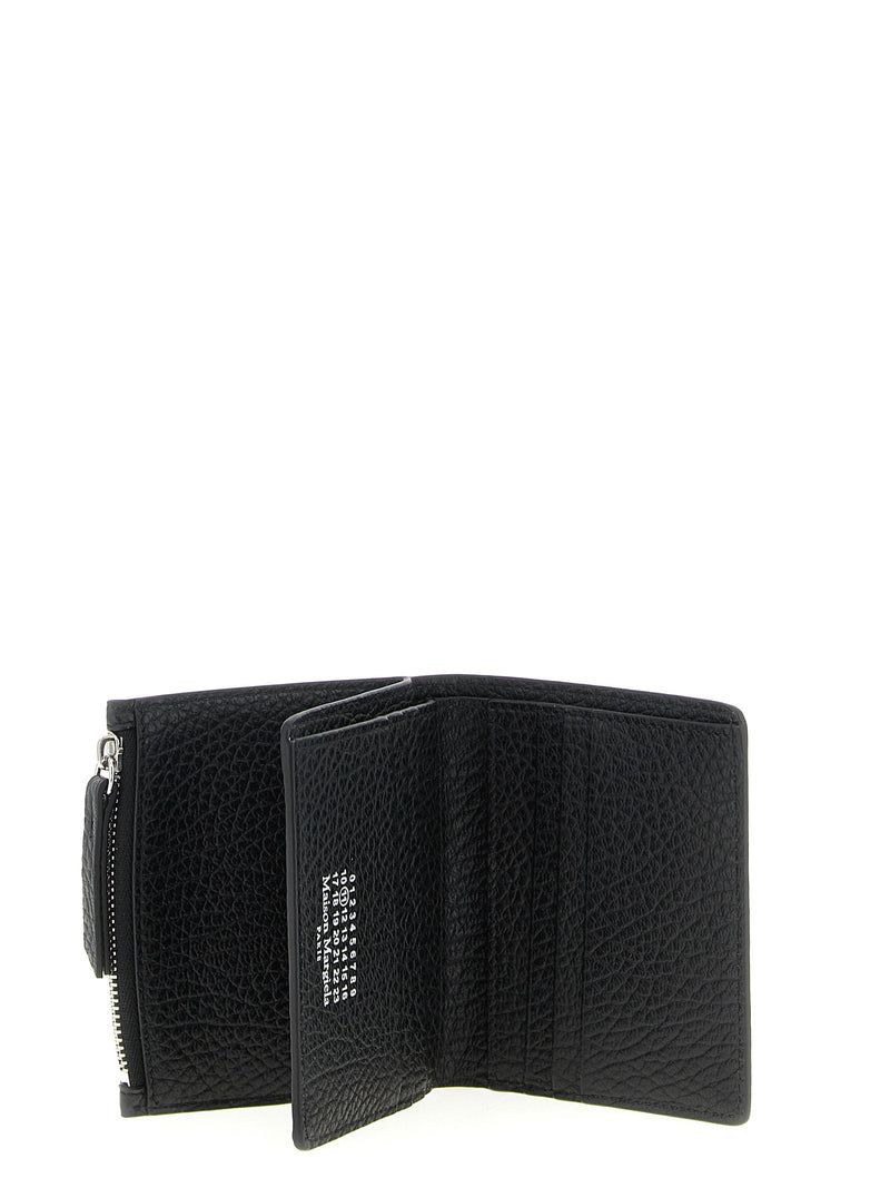 Maison Margiela Leather Flap Wallet — Black