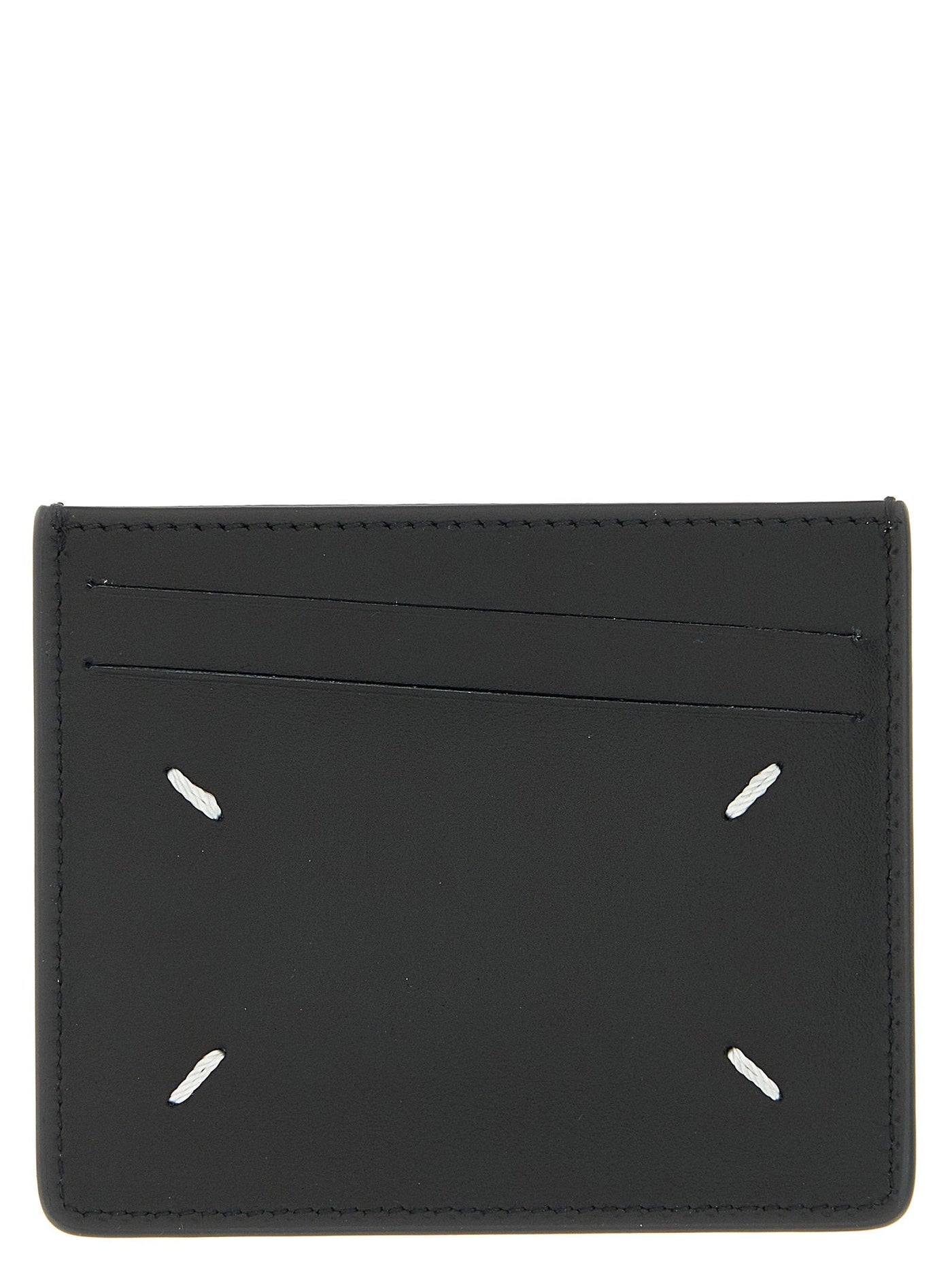 Maison Margiela Stitching Detail Card Case — Black Cases