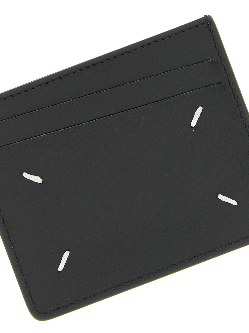 Maison Margiela Stitching Detail Card Case — Black Cases