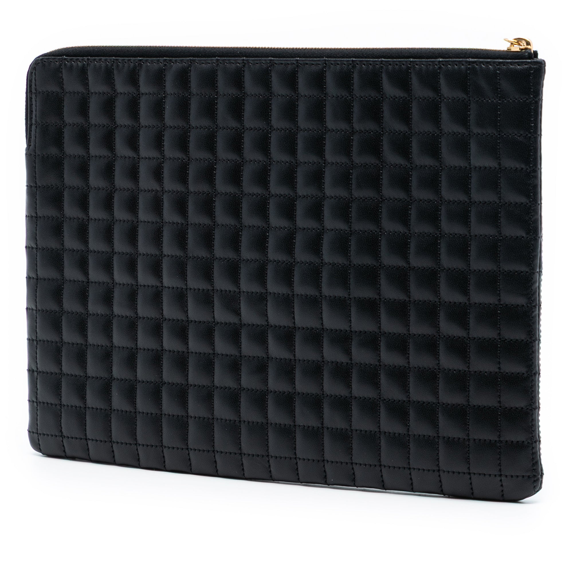 Quilted Calfskin C Charm Pouch - Image 2