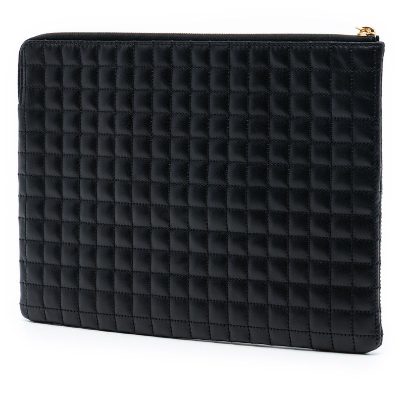 Quilted Calfskin C Charm Pouch - Image 2