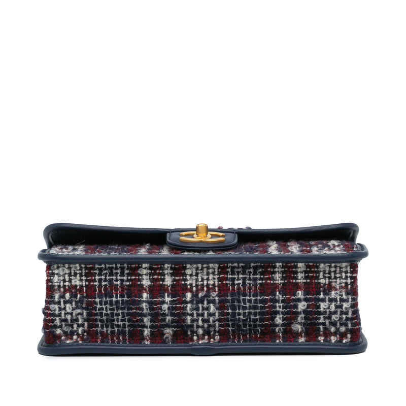 Small Tweed School Memory Top Handle Flap - Image 3