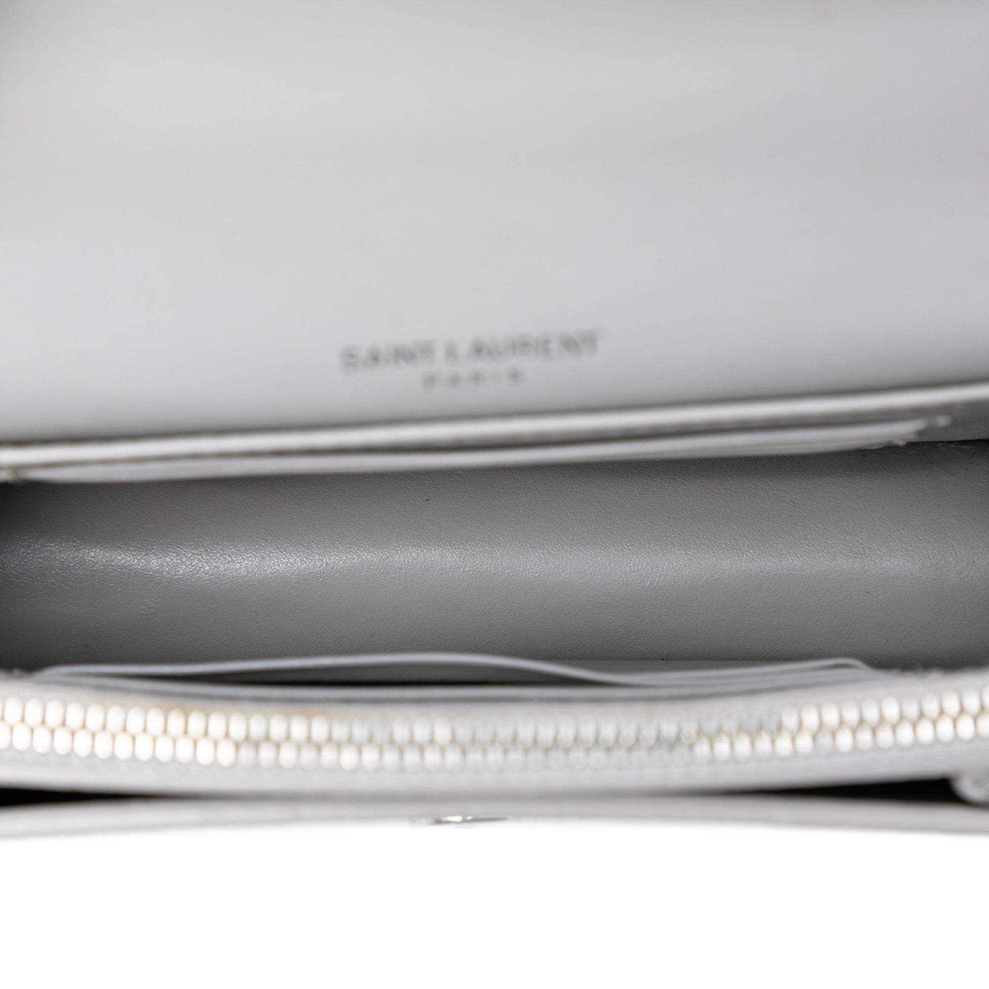 Mini Croc Embossed Leather Monogram Sunset Wallet on Chain - Image 4