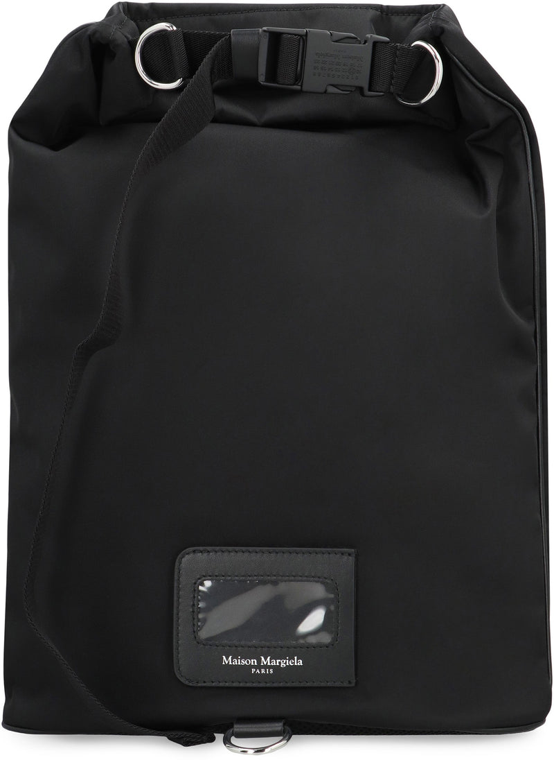 Maison Margiela Roll Up Backpack — Black Polyamide
