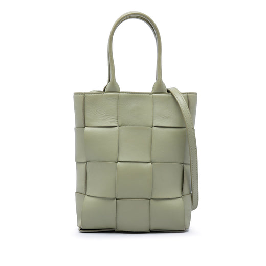 Mini Maxi Nappa Intrecciato North South Cassette Tote - Image 1