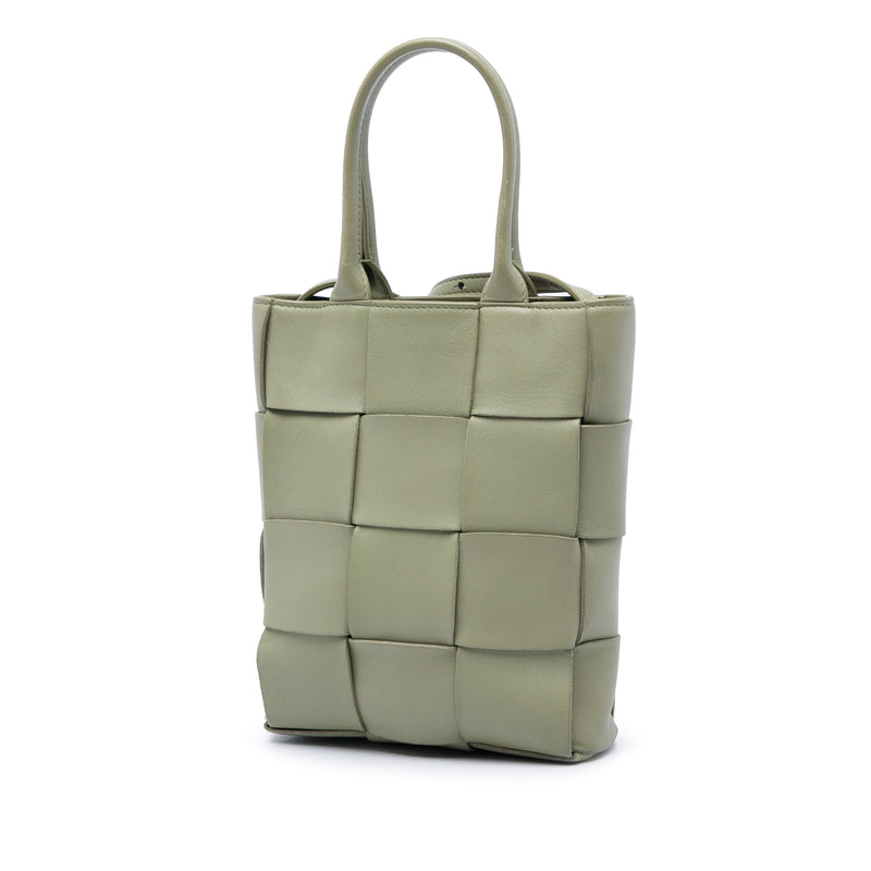 Mini Maxi Nappa Intrecciato North South Cassette Tote - Image 2