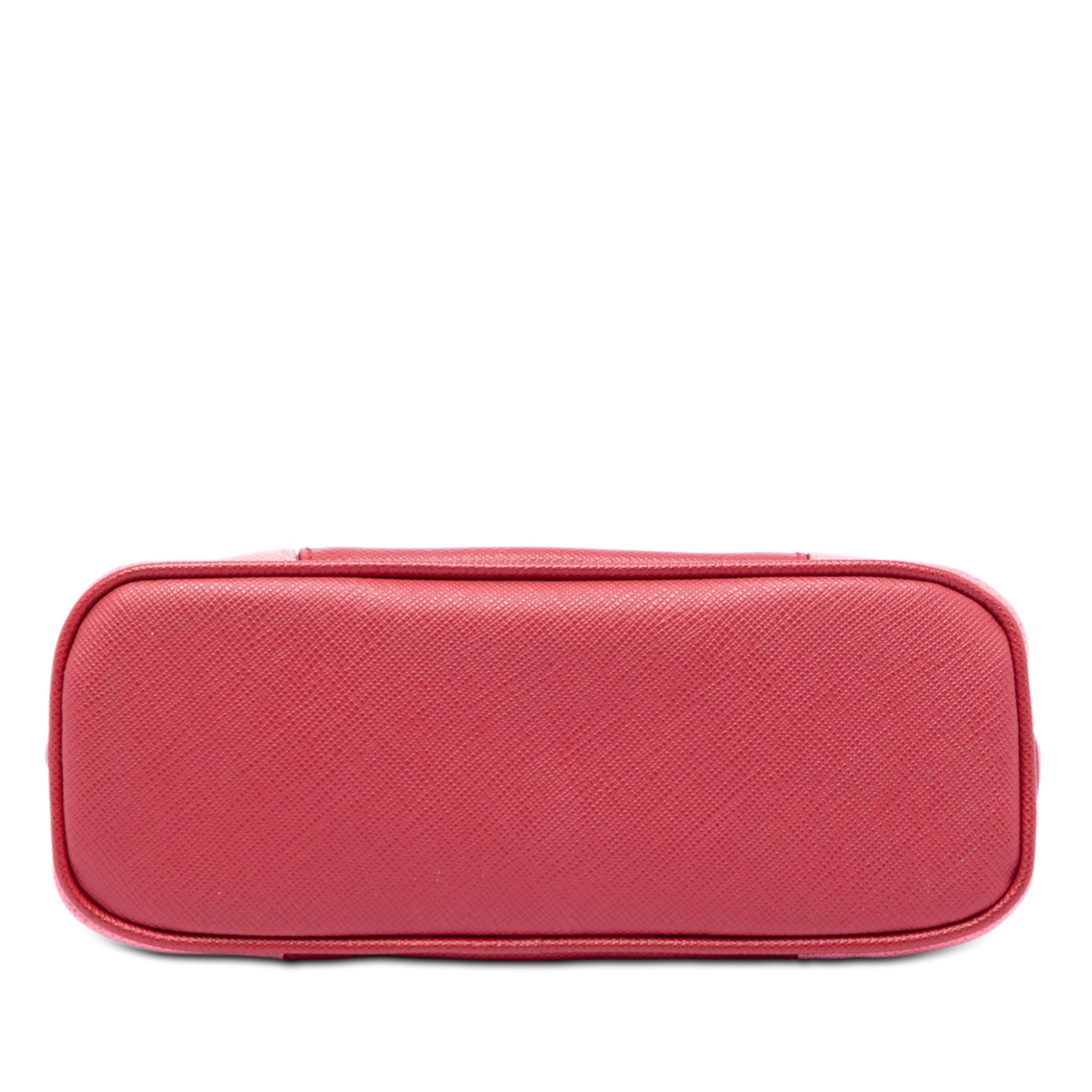 Bicolor Saffiano Cosmetic Pouch - Image 3