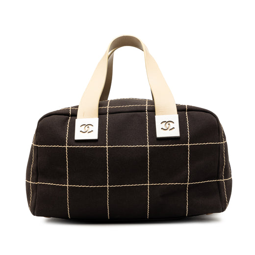 CC Chocolate Bar Canvas Wild Stitch Boston Bag - Image 1