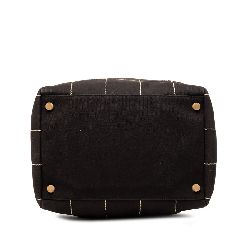 CC Chocolate Bar Canvas Wild Stitch Boston Bag - Image 3