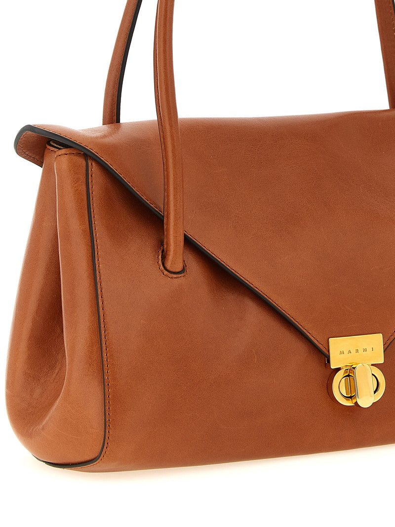 Marni Shoulder Bag — Brown Calf Leather