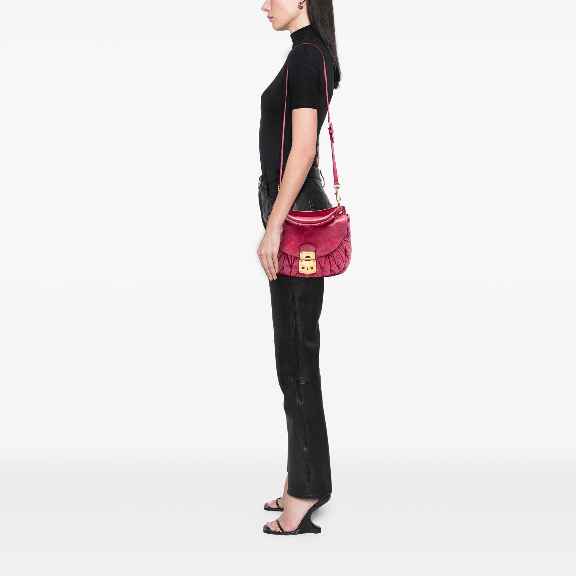 Matelasse Nappa Coffer Satchel - Image 6