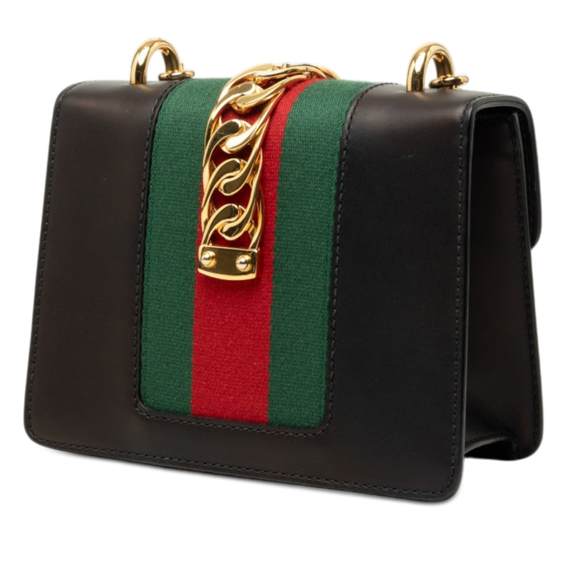 Mini Calfskin Web Sylvie Chain Satchel - Image 2