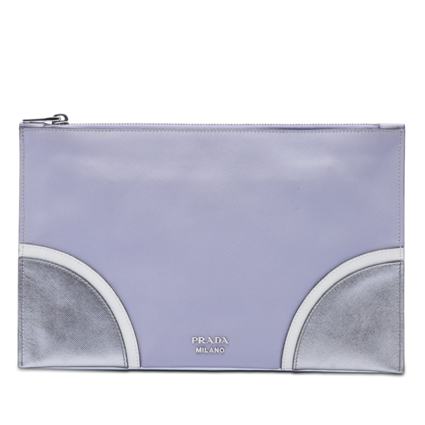 Tricolor Saffiano Clutch - Image 1
