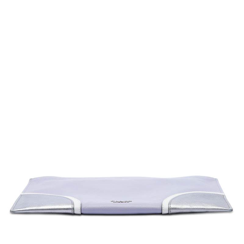 Tricolor Saffiano Clutch - Image 3
