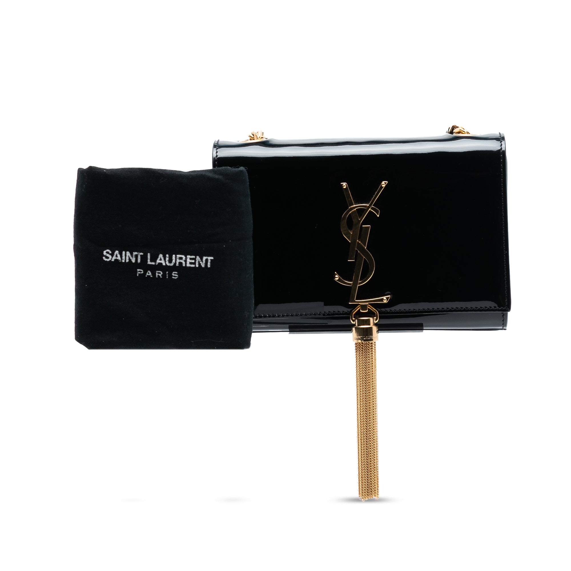 Small Patent Monogram Kate Tassel Crossbody - Image 8