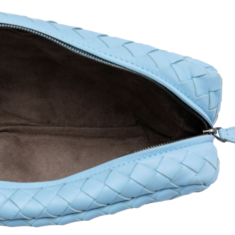 Mini Nappa Intrecciato Expandable Chain Flap Crossbody - Image 4