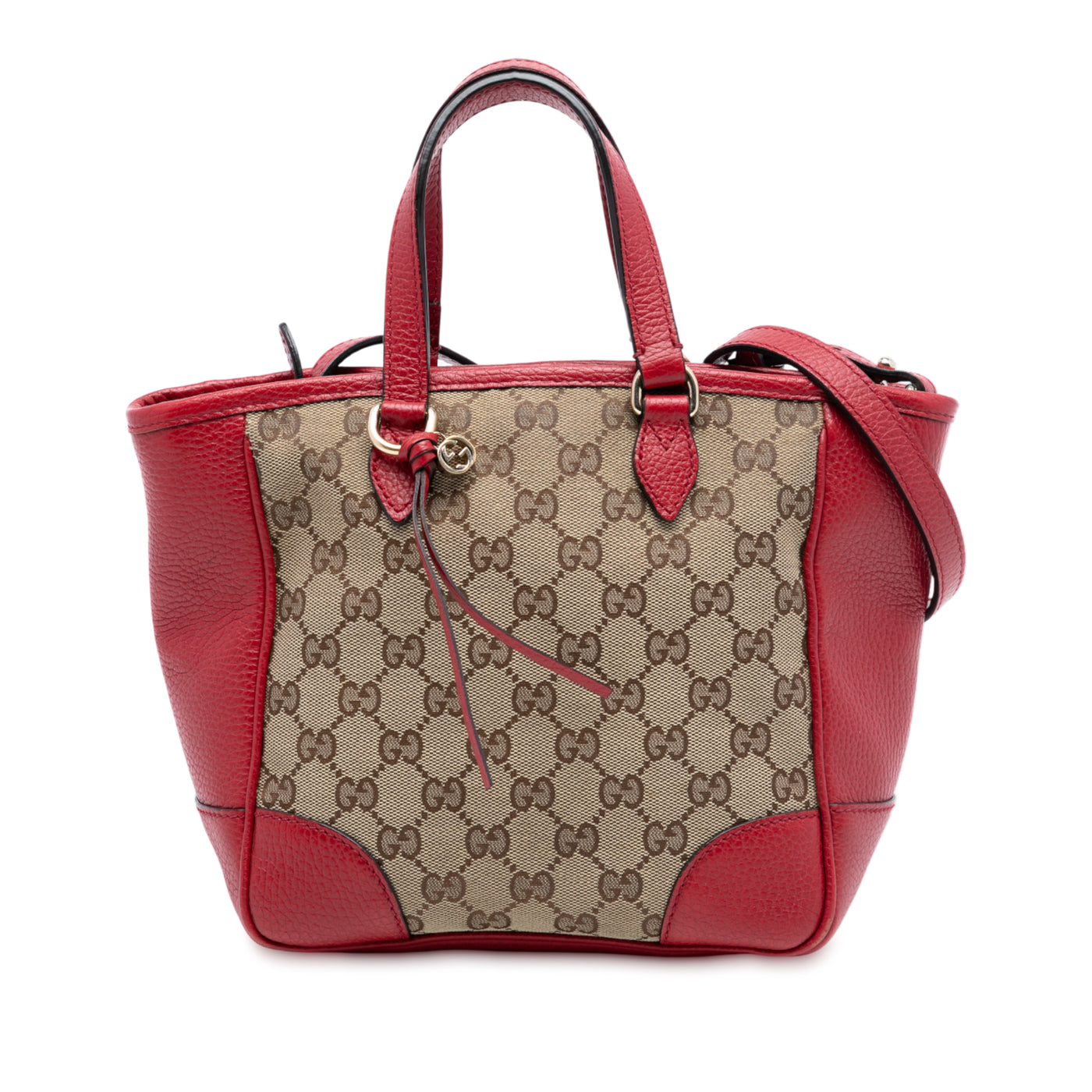 Small GG Canvas Bree Satchel - Image 1