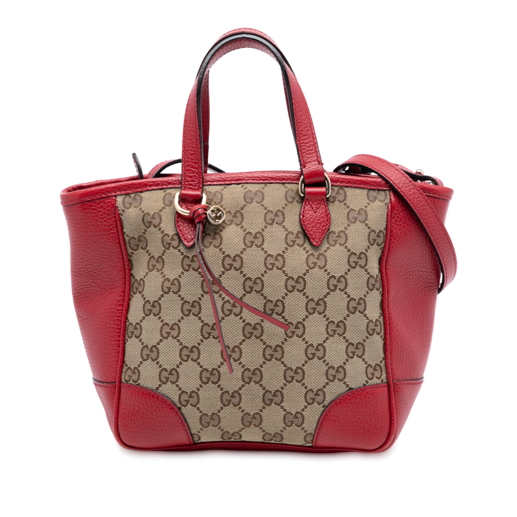 Small GG Canvas Bree Satchel - Image 1