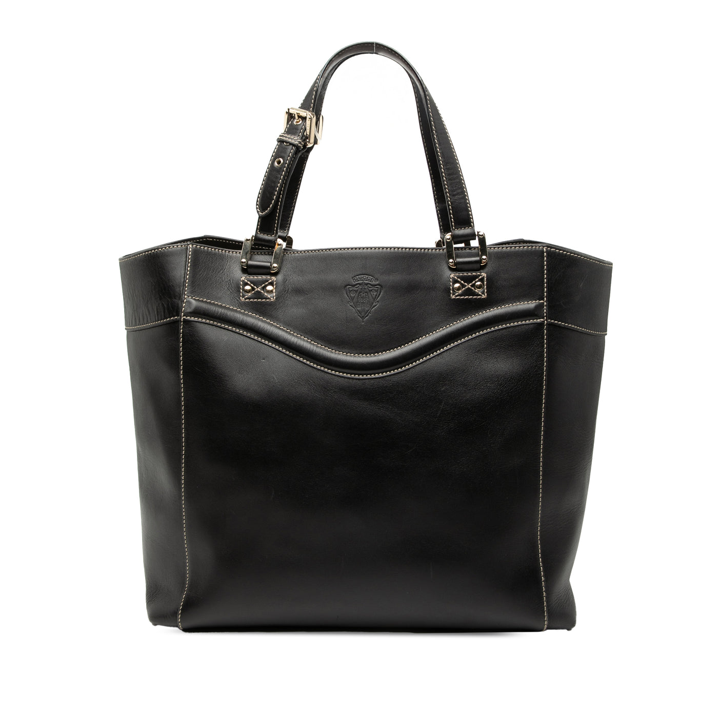 Leather Hysteria Crest Tote - Image 1
