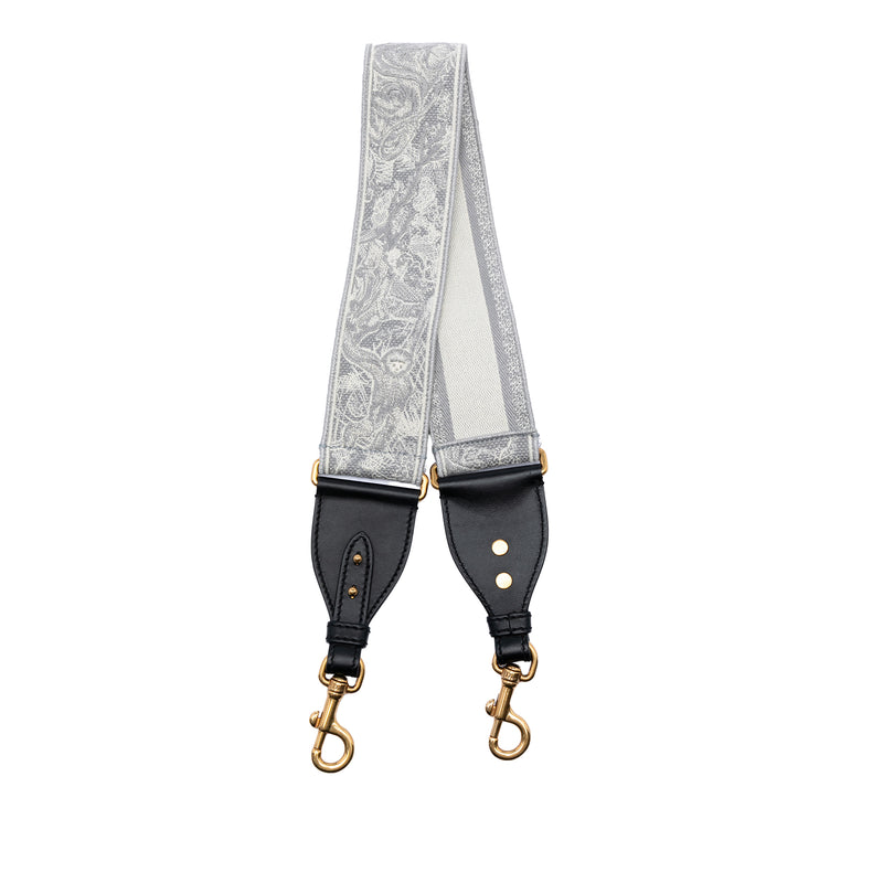 Canvas Embroidered Toile de Jouy Strap - Image 2