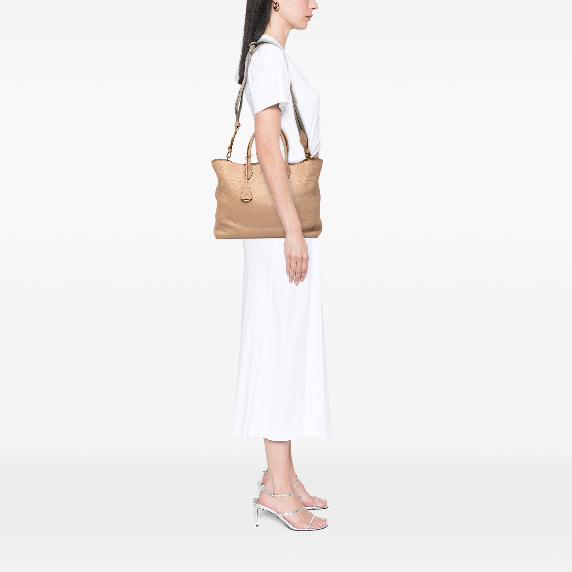 Vitello Phenix Open Convertible Tote - Image 6