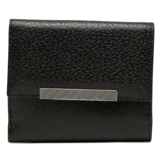 Textured Leather Bifold Wallet - Image 1