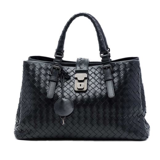 Small Nappa Intrecciato Roma Satchel - Image 1