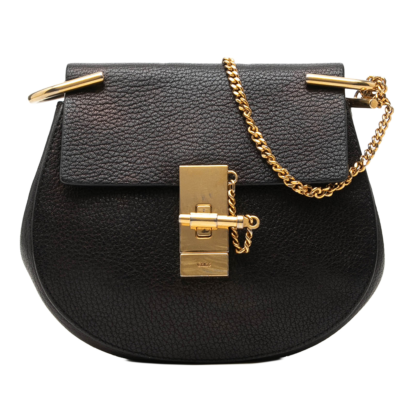 Mini Leather Drew Crossbody - Image 1