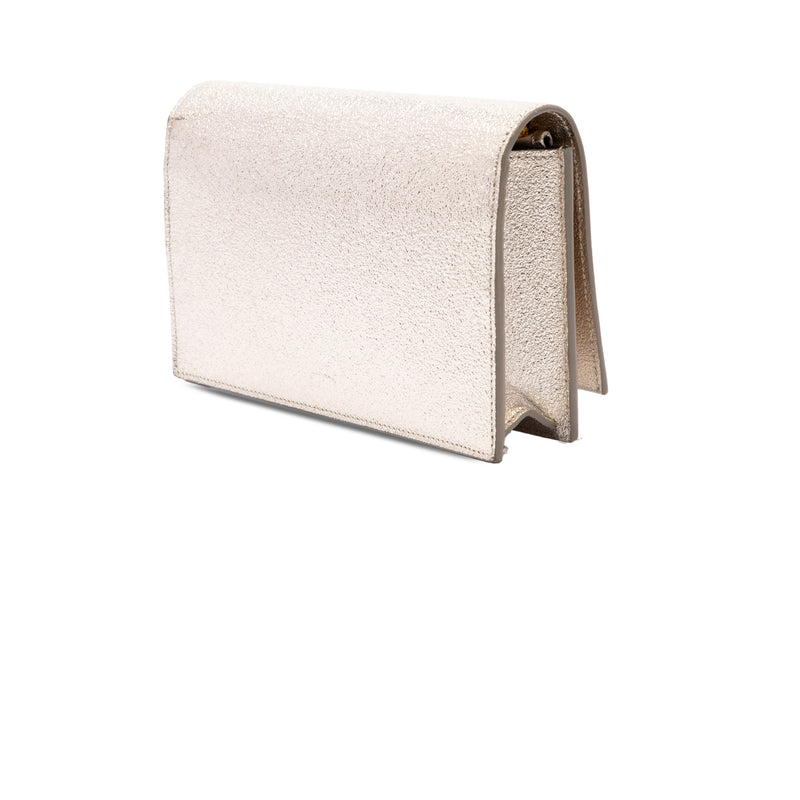 Metallic Calfskin Monogram Kate Tassel Wallet on Chain - Image 2
