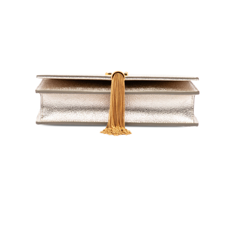 Metallic Calfskin Monogram Kate Tassel Wallet on Chain - Image 3