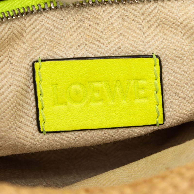 Raffia and Calfskin Slit Pochette Crossbody - Image 5