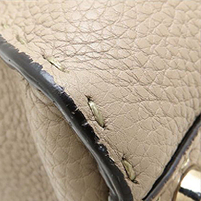 Medium Leather Selleria Peekaboo Iconic Satchel - Image 17