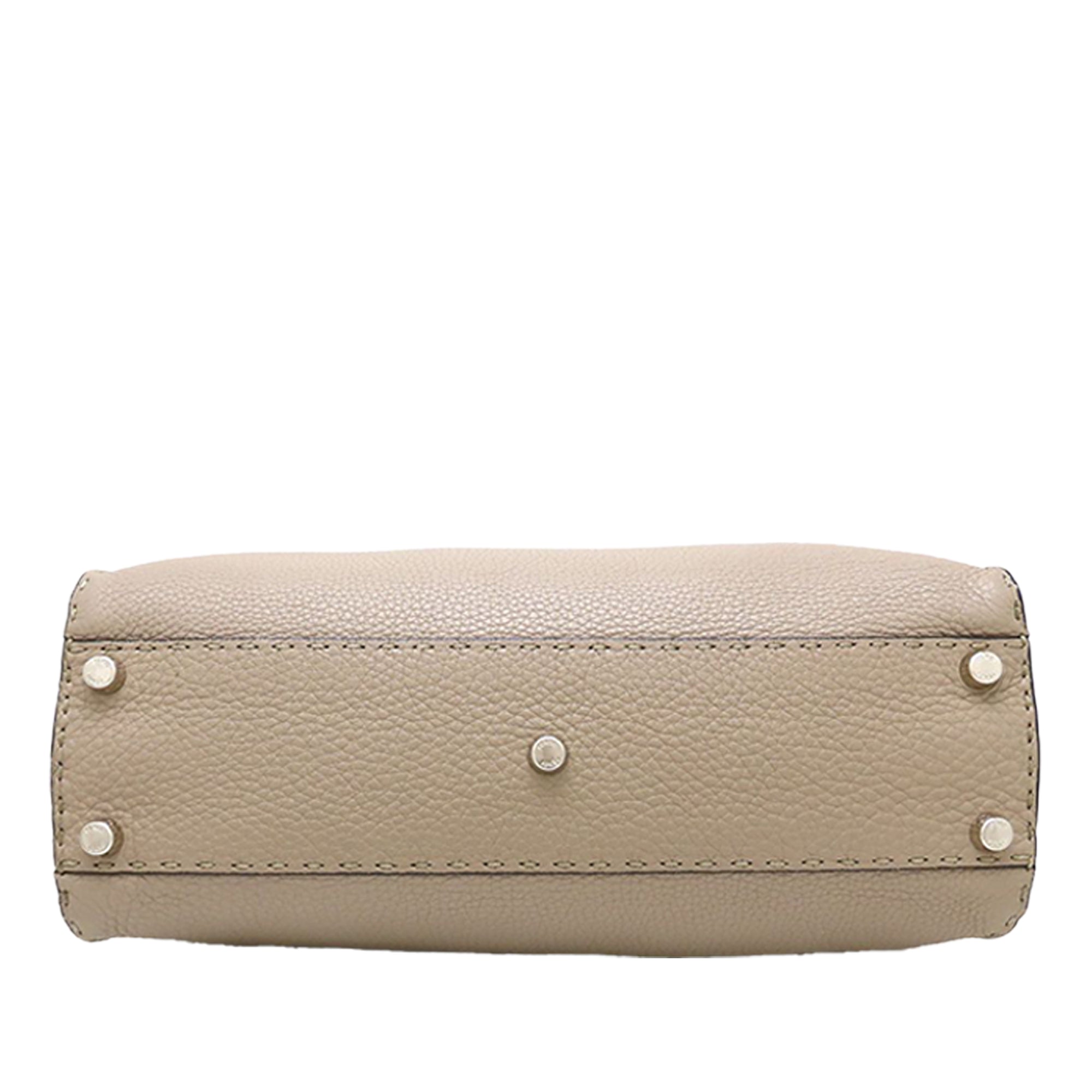 Medium Leather Selleria Peekaboo Iconic Satchel - Image 3