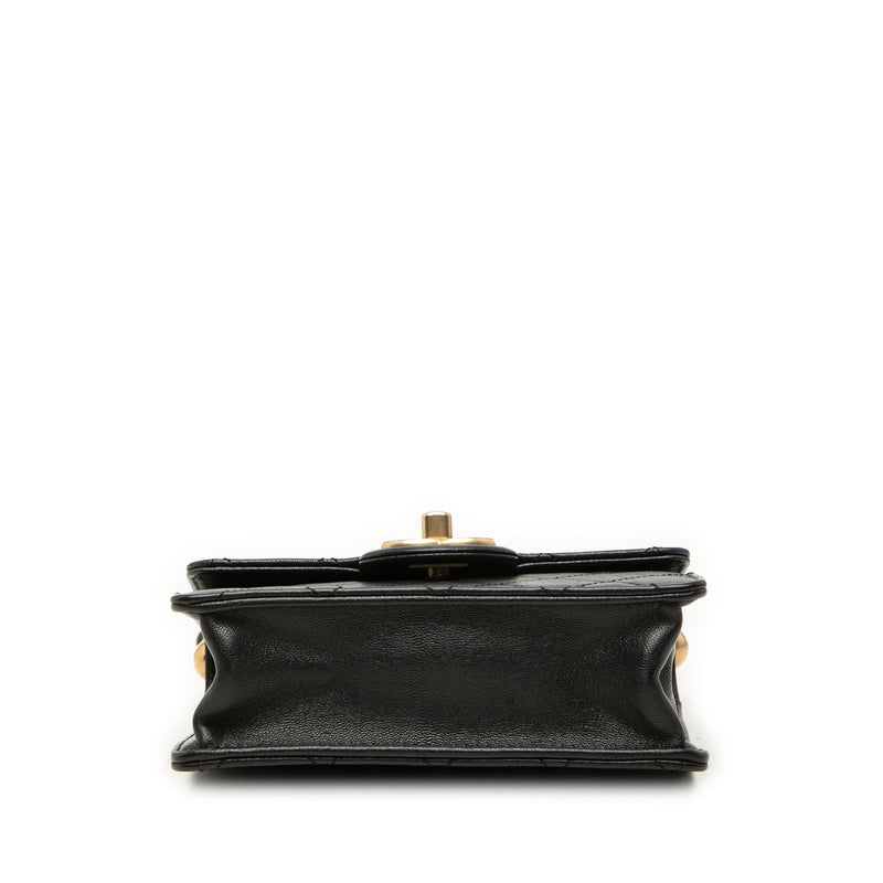 Small Lambskin Chic Pearls Flap - Image 3