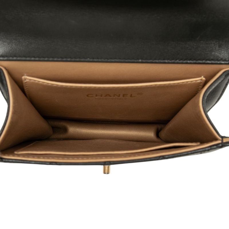 Small Lambskin Chic Pearls Flap - Image 4