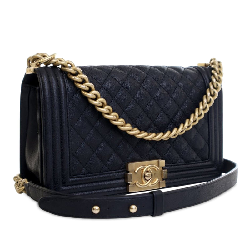 Old Medium Quilted Caviar Boy Flap - Image 2