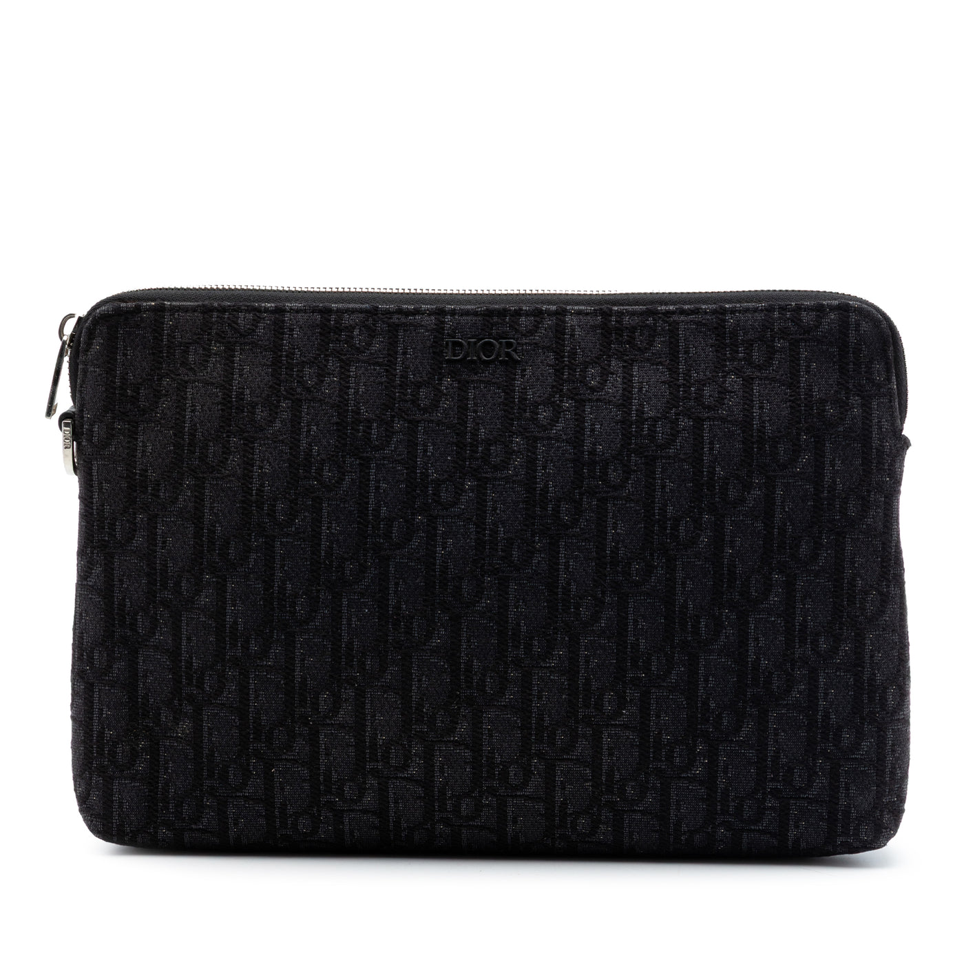 Oblique Canvas A4 Zipped Pouch - Image 1