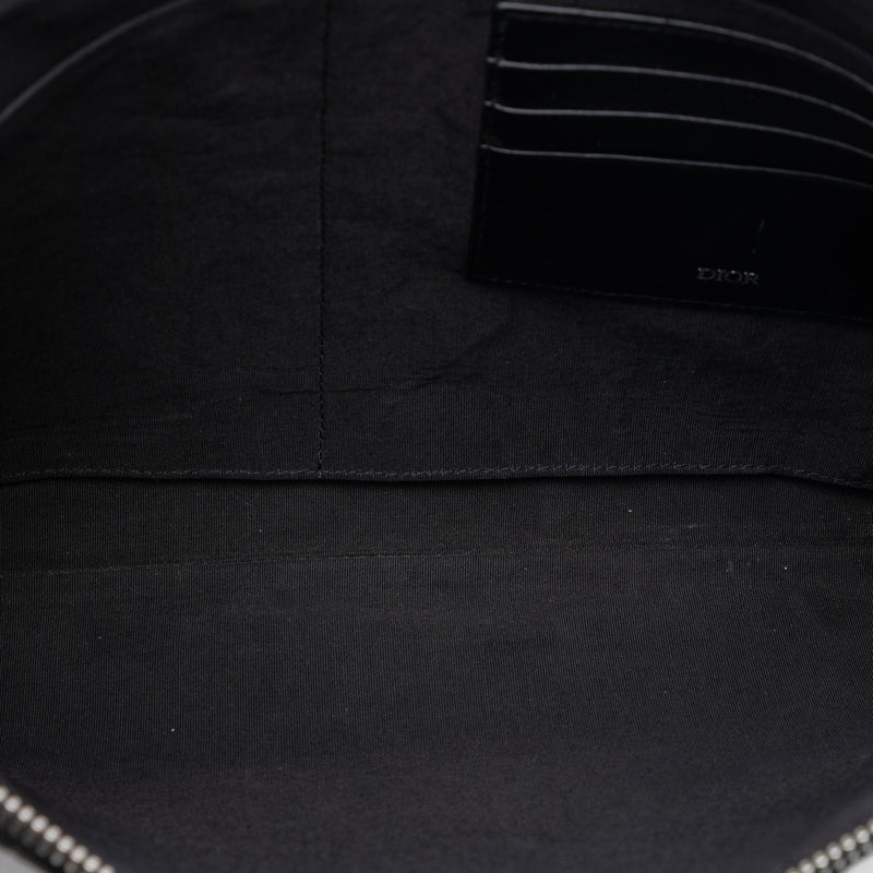 Oblique Canvas A4 Zipped Pouch - Image 4