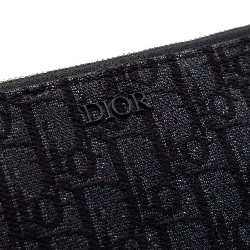 Oblique Canvas A4 Zipped Pouch - Image 5