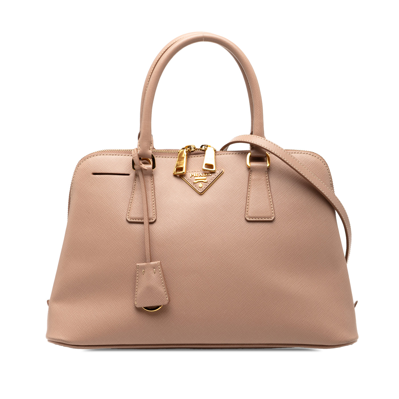 Medium Saffiano Lux Promenade Satchel - Image 1