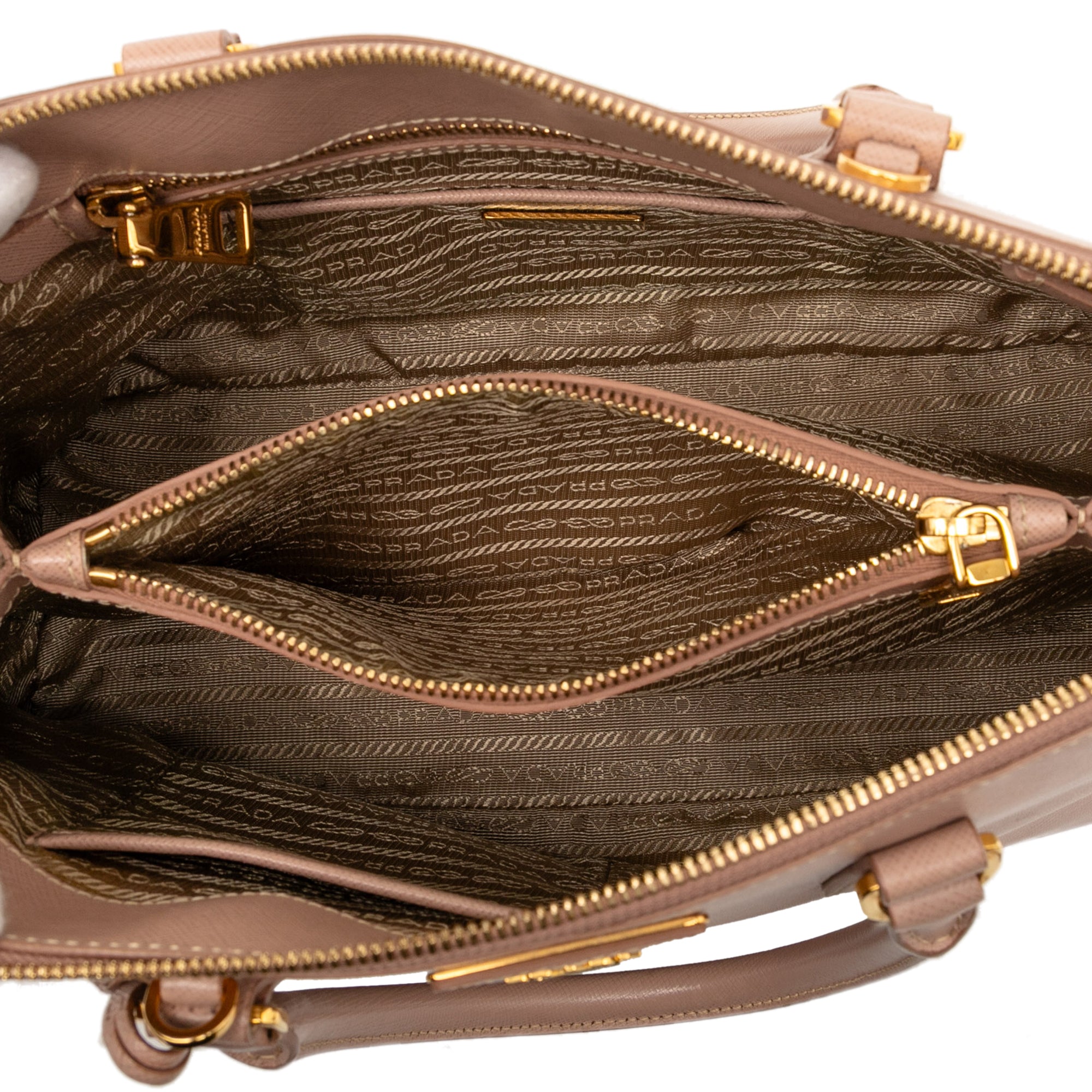 Medium Saffiano Lux Promenade Satchel - Image 4