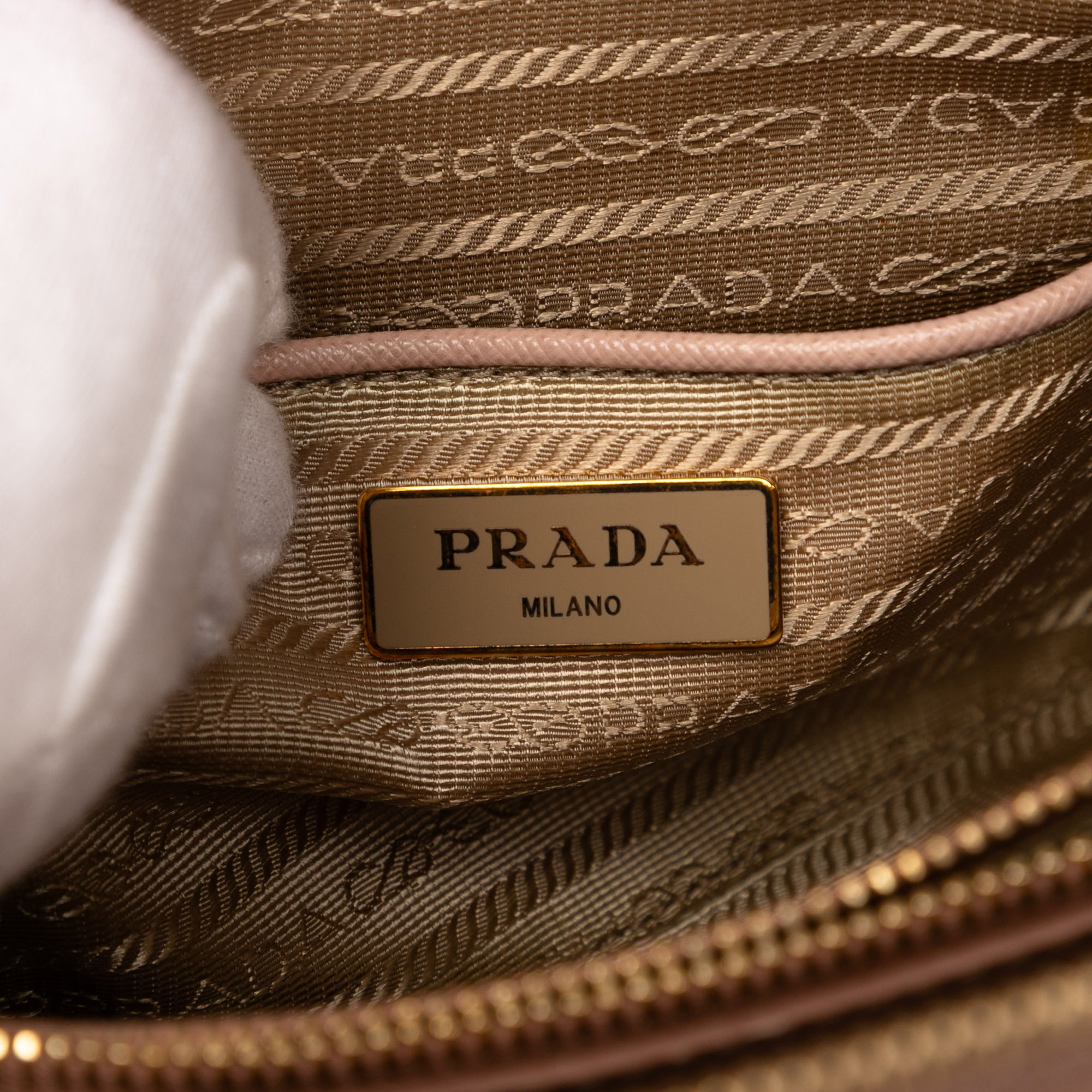 Medium Saffiano Lux Promenade Satchel - Image 5