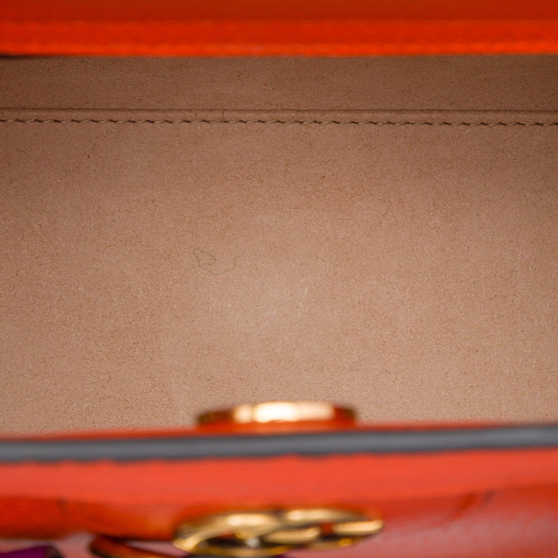 Small Calfskin Bamboo Diana Satchel - Image 4