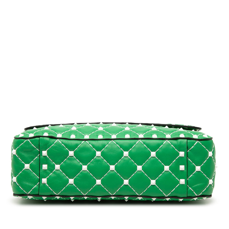 Medium Nappa Rockstud Spike Satchel - Image 3