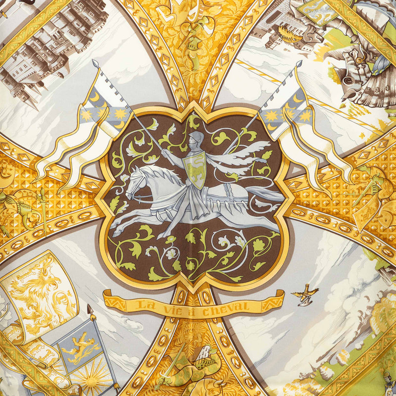 La Vie a Cheval Silk Scarf 90 - Image 2