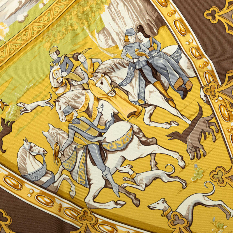 La Vie a Cheval Silk Scarf 90 - Image 6