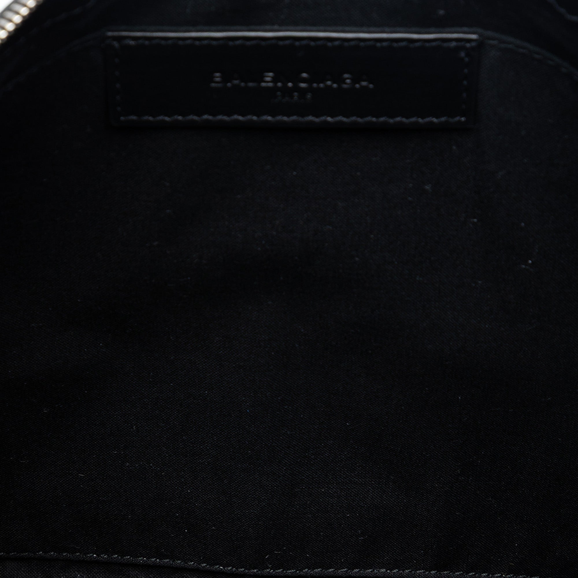Canvas Navy Clip M Clutch - Image 4