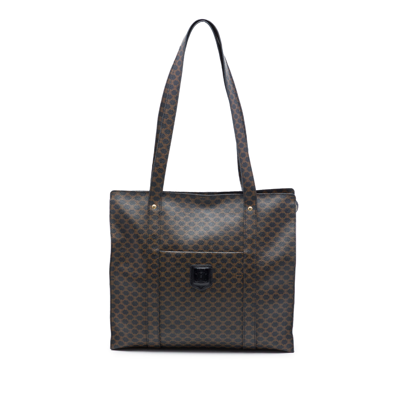 Macadam Coated Canvas Tote - Image 1