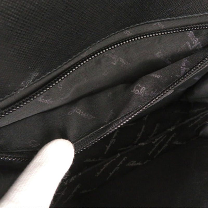Leather Double Gancini Top Handle Bag - Image 5