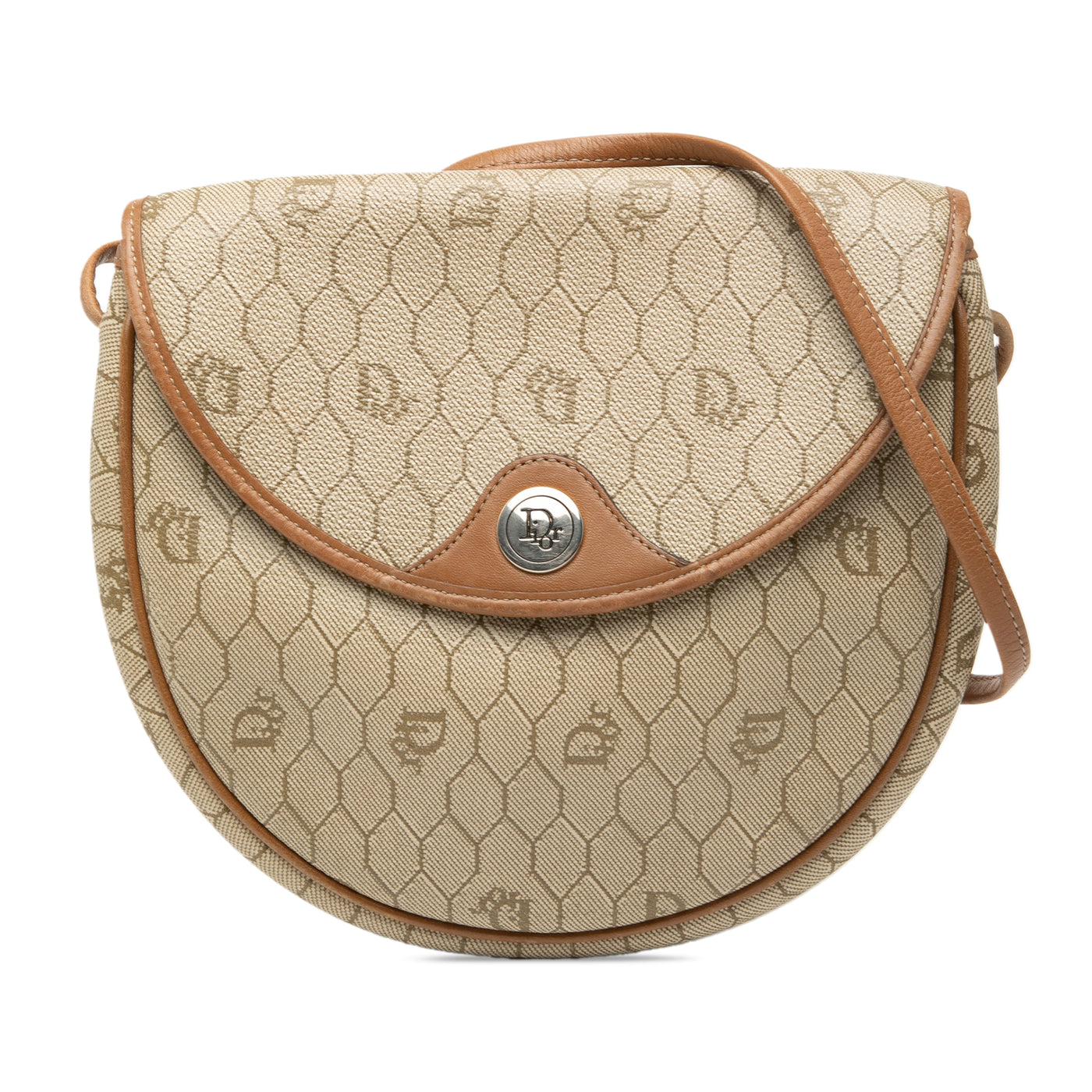 Honeycomb Coated Canvas Crossbody - Image 1